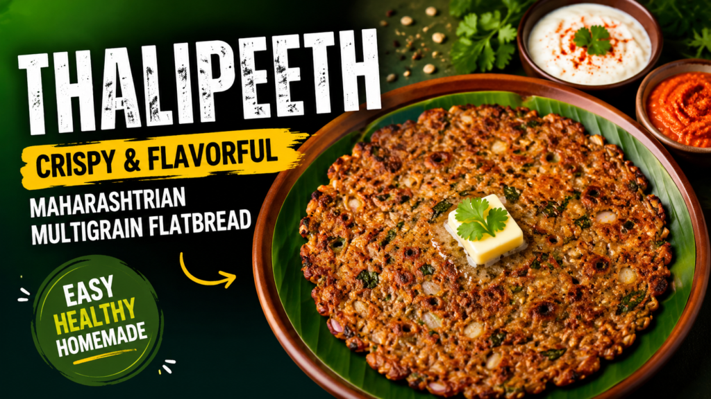Thalipeeth Recipe: Crispy Maharashtrian Multigrain Flatbread You Must Try at Home