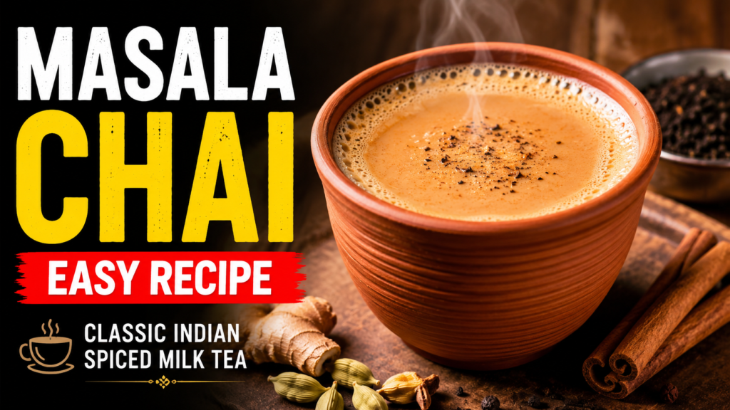 Masala Chai Recipe: How to Make Classic Indian Spiced Milk Tea at Home