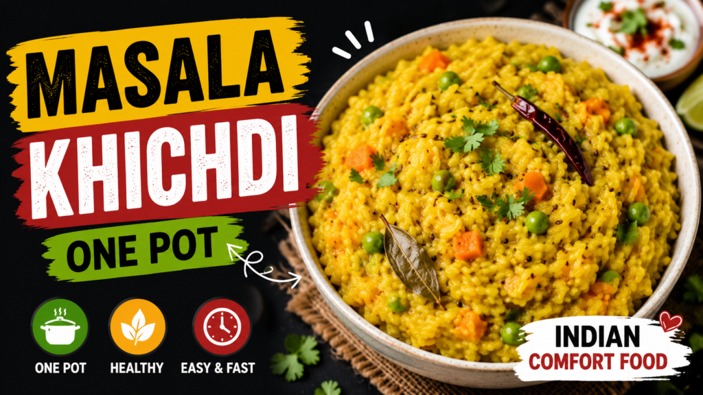 Masala Khichdi Recipe: Easy One-Pot Indian Comfort Food