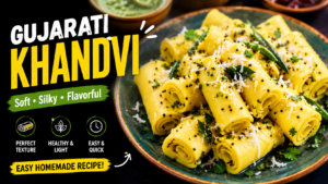 Gujarati Khandvi Recipe: Soft, Silky Rolls Bursting with Flavor